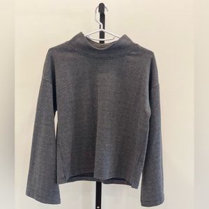 Mock Turtleneck Blouse Top